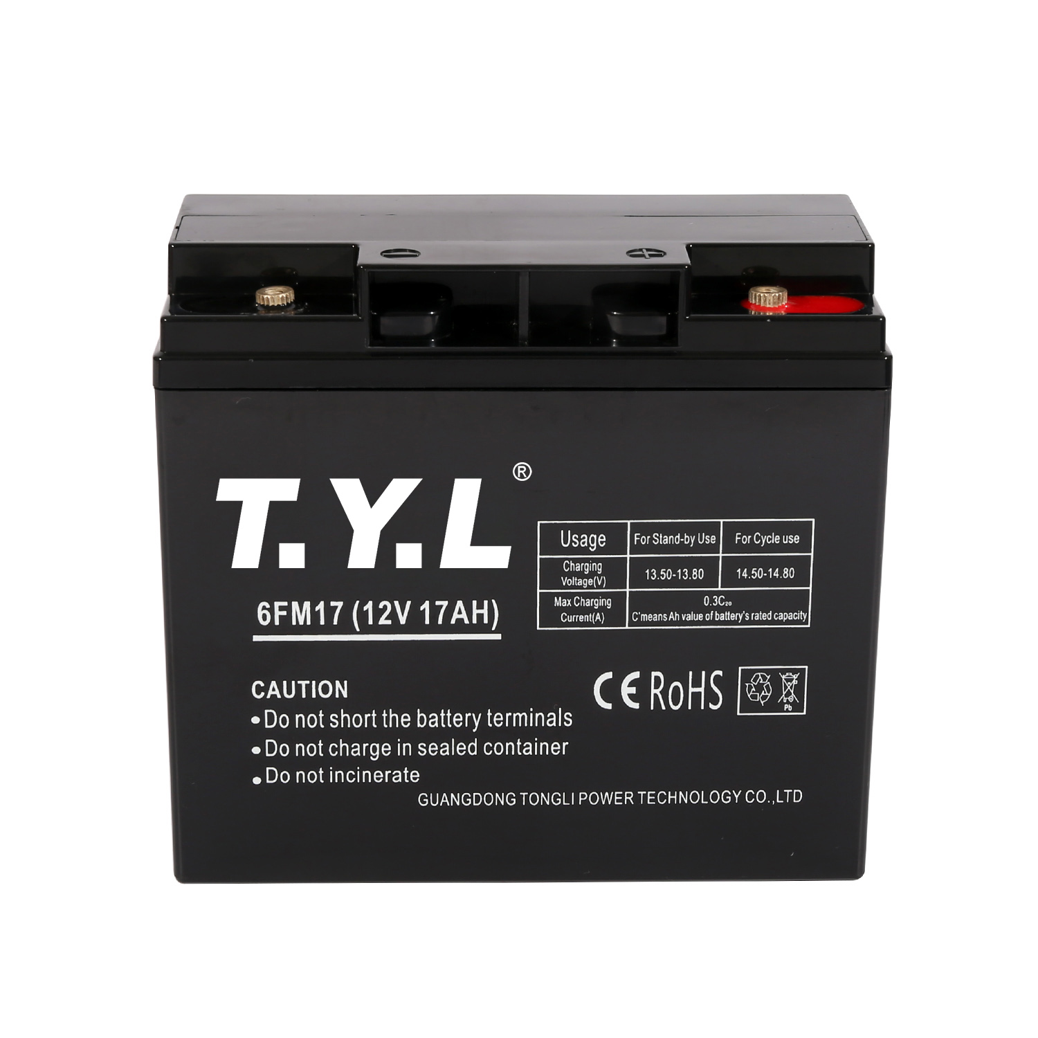 Batería de almacenamiento de larga duración cilíndrica 12V18AH para empresas